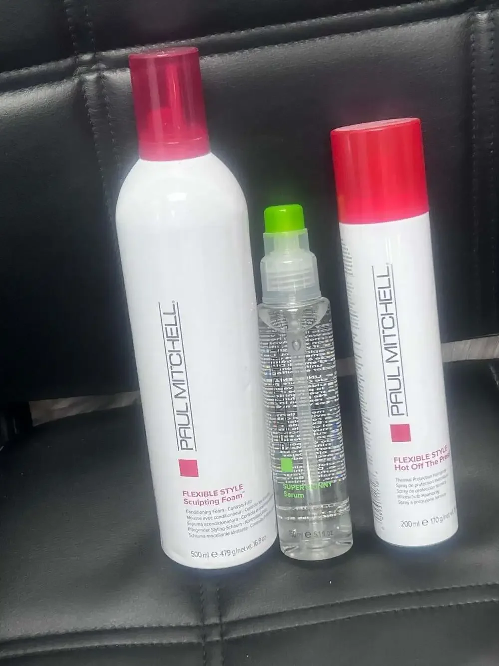 Paul Mitchell Sculpting foam, super skinny and hot off the press trio